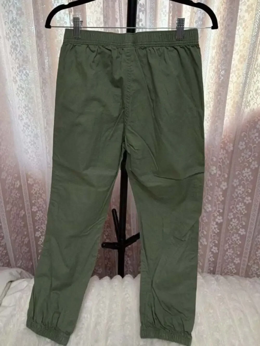 The Children's Place Green Twill Jogger Pants Size 14